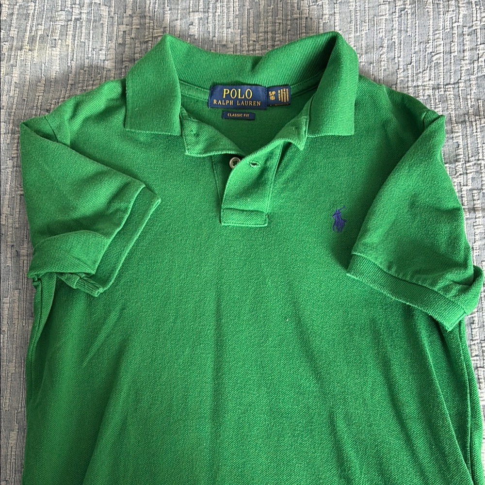 Ralph Lauren Green Polo Shirt for Kids